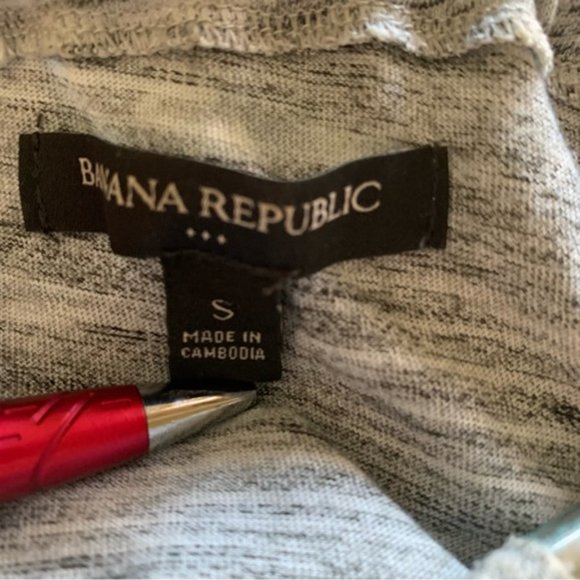 BANANA REPUBLIC SLEEVELESS MAXI DRESS IN HEATHER GRAY AND BLACK SIZE SMALL - Picture 11 of 13